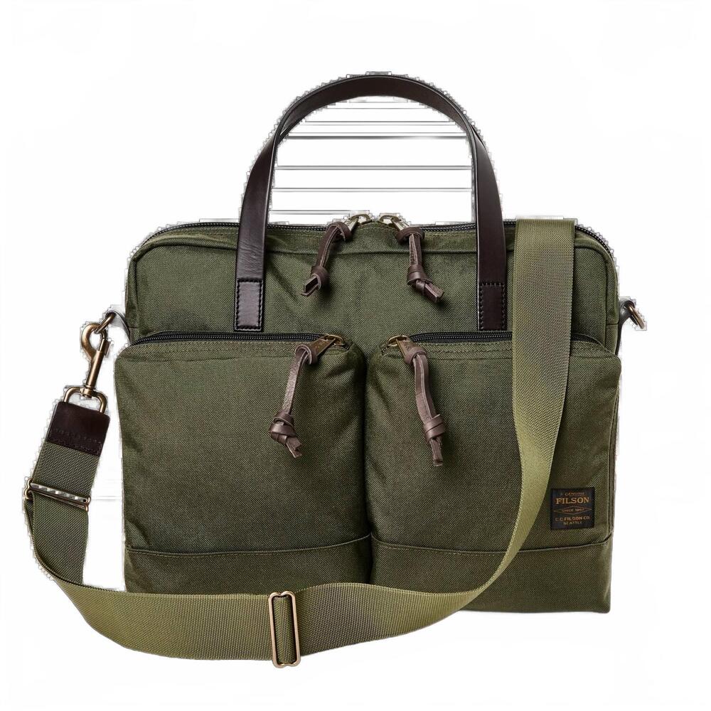 NEW FILSON dryden briefcase in otter green